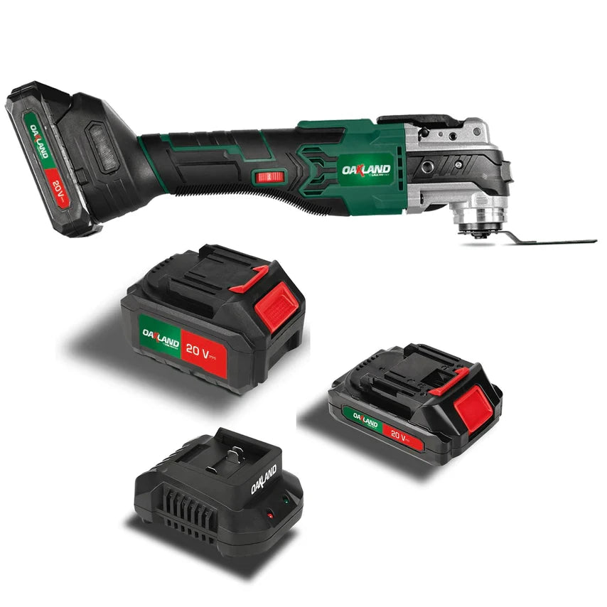 Multiherramienta Inalámbrica OAKPM-2223 C/Cargador y 2 Baterías 19000rpm 20V Oakland