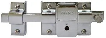 Cerradura para Sobreponer Barra Fija Modelo 132, Llave Tetra, Izquierda