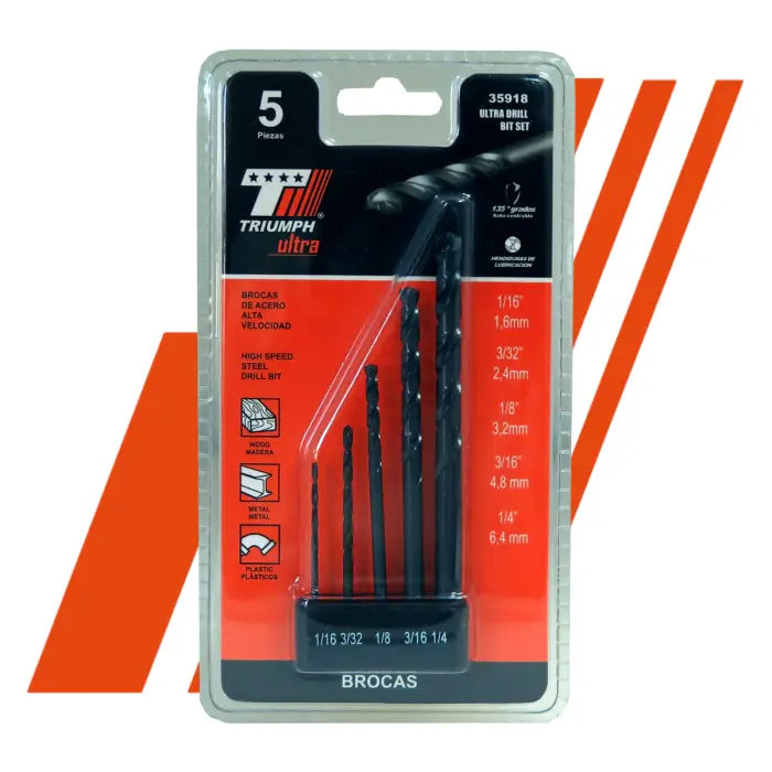 Juego de Brocas A.V. ULTRA 5 PIEZAS Triumph
