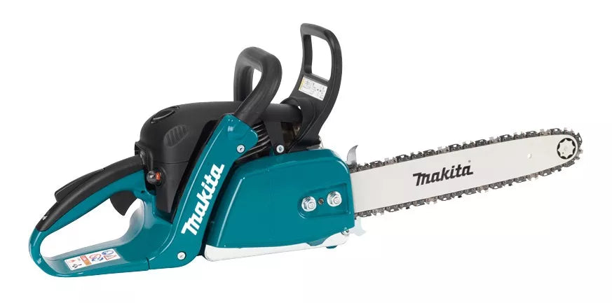 Motosierra a Gasolina EA4301F45B 43cc 18" 3HP, Cadena 3/8" + Lijadora de Regalo Makita