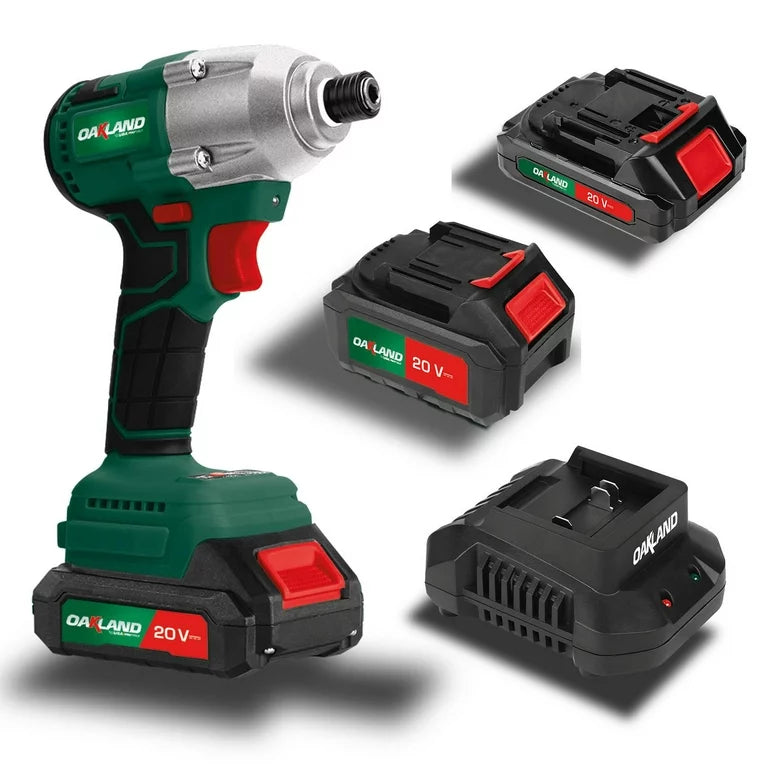 Taladro Atornillador Ina OAKAI-2300 C/Cargador y 2 Baterías Push-In SDS 1.8J 4900rpm 20V Oakland