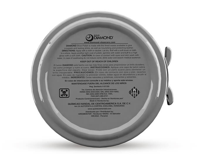 Grasa/Crema para calzado lata 70g Gold Diamond