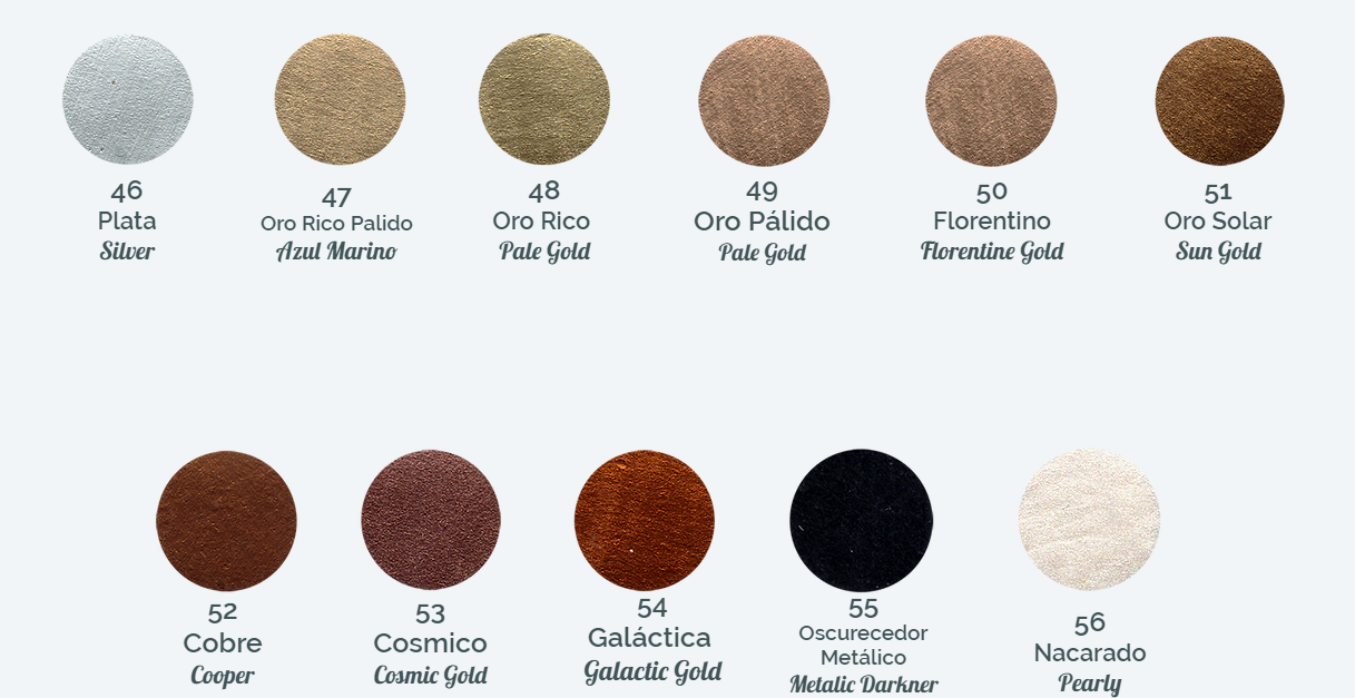 Laca/Pigmento para Calzado 120ml Metalizada Galáctica Plus