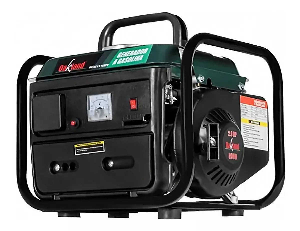 Generador Eléctrico a Gasolina OAKG900 Encendido Manual 2 Tiempos 900w 2hp 2.75Lts Oakland