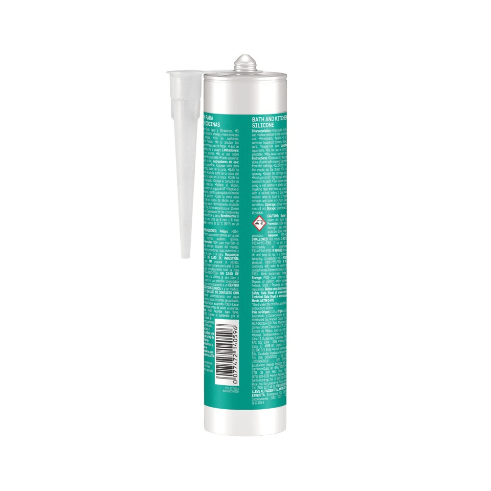SISTA F101 Baños y Cocinas Cartucho 300ml (Blanco)