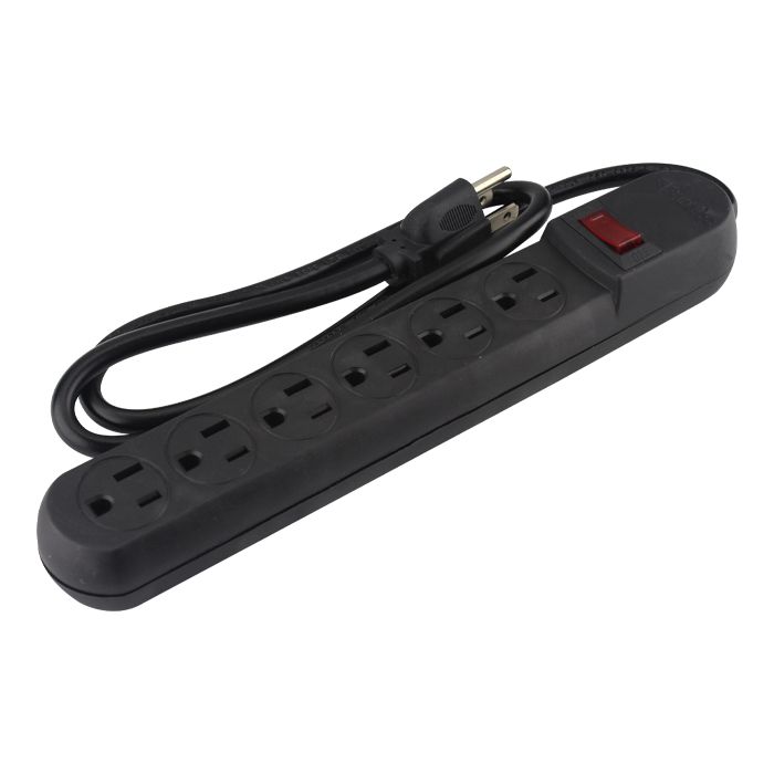 Multicontacto con Supresor de Picos 14AWG Sanalec