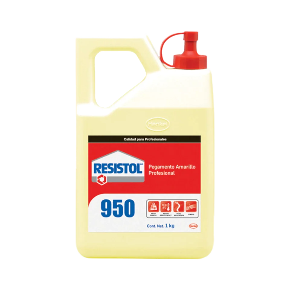 Resistol 950 Pegamento Amarillo Carpintero Profesional