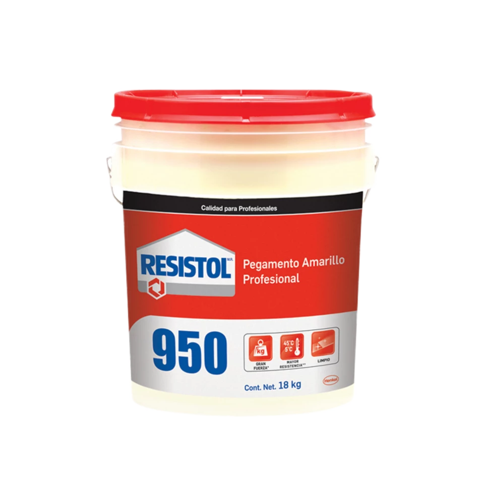 Resistol 950 Pegamento Amarillo Carpintero Profesional