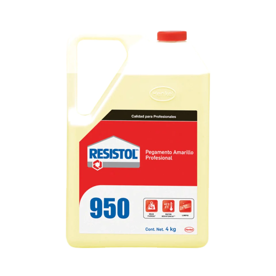 Resistol 950 Pegamento Amarillo Carpintero Profesional
