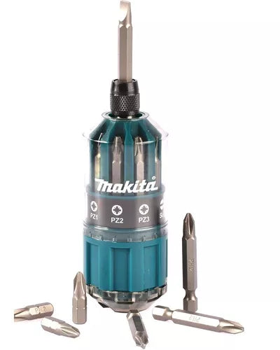 Puntas para Atornillar PH,PZ,Plana c/Adaptador B-43000 Makita