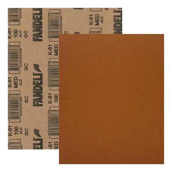LIJA DEL PAIS FANDELI K-61 GRUESA x 25 unidades
