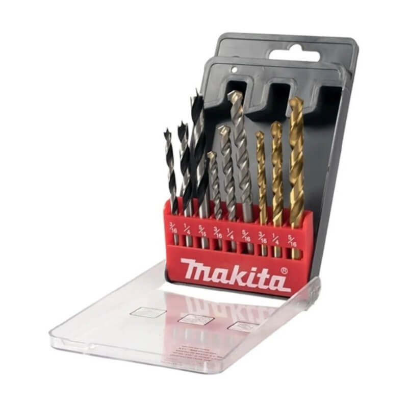 Juego de Brocas Madera/Metal/Concreto 9 Piezas D-71984 Makita