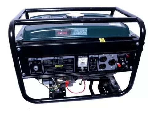 Generador Eléctrico a Gasolina OAKG3001 Encendido Manual 3000w 6.5hp 3,600 rpm 11Lts Oakland