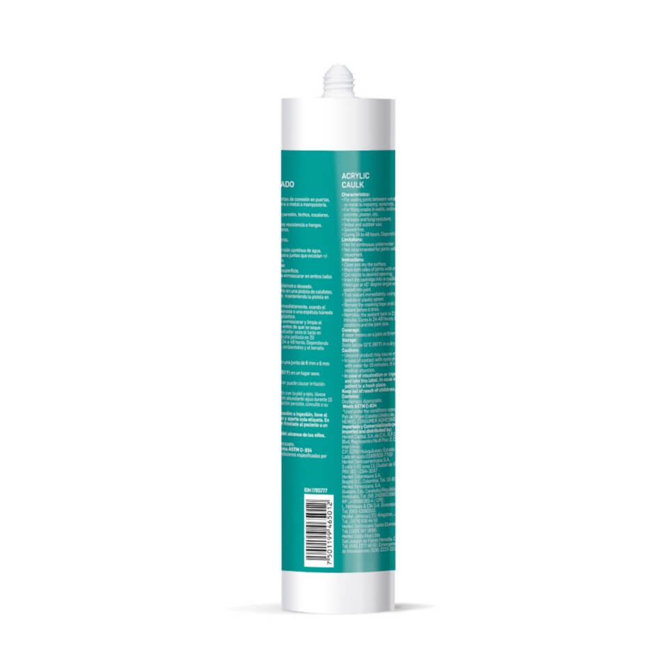 SISTA F130 ACRIFLEX sellador de acrílico Cartucho 300ml (Blanco)