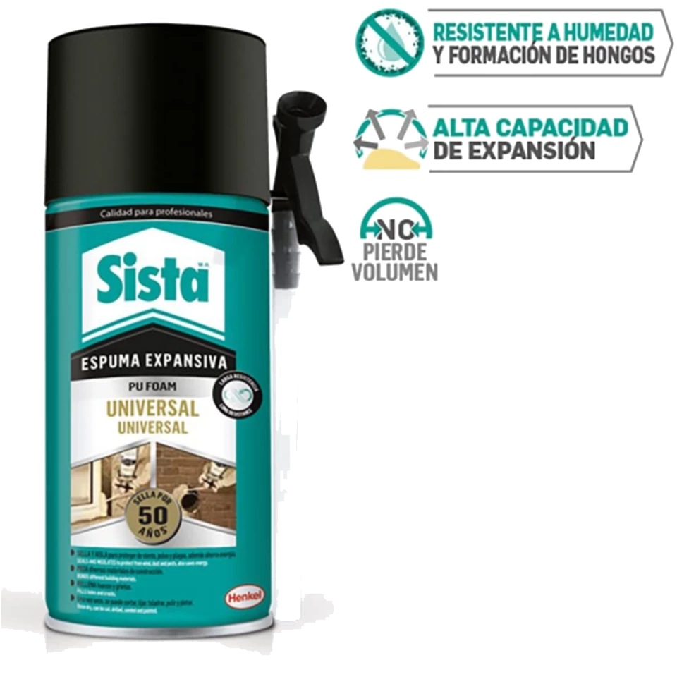Sista Espuma Expansiva de Poliuretano 300ml
