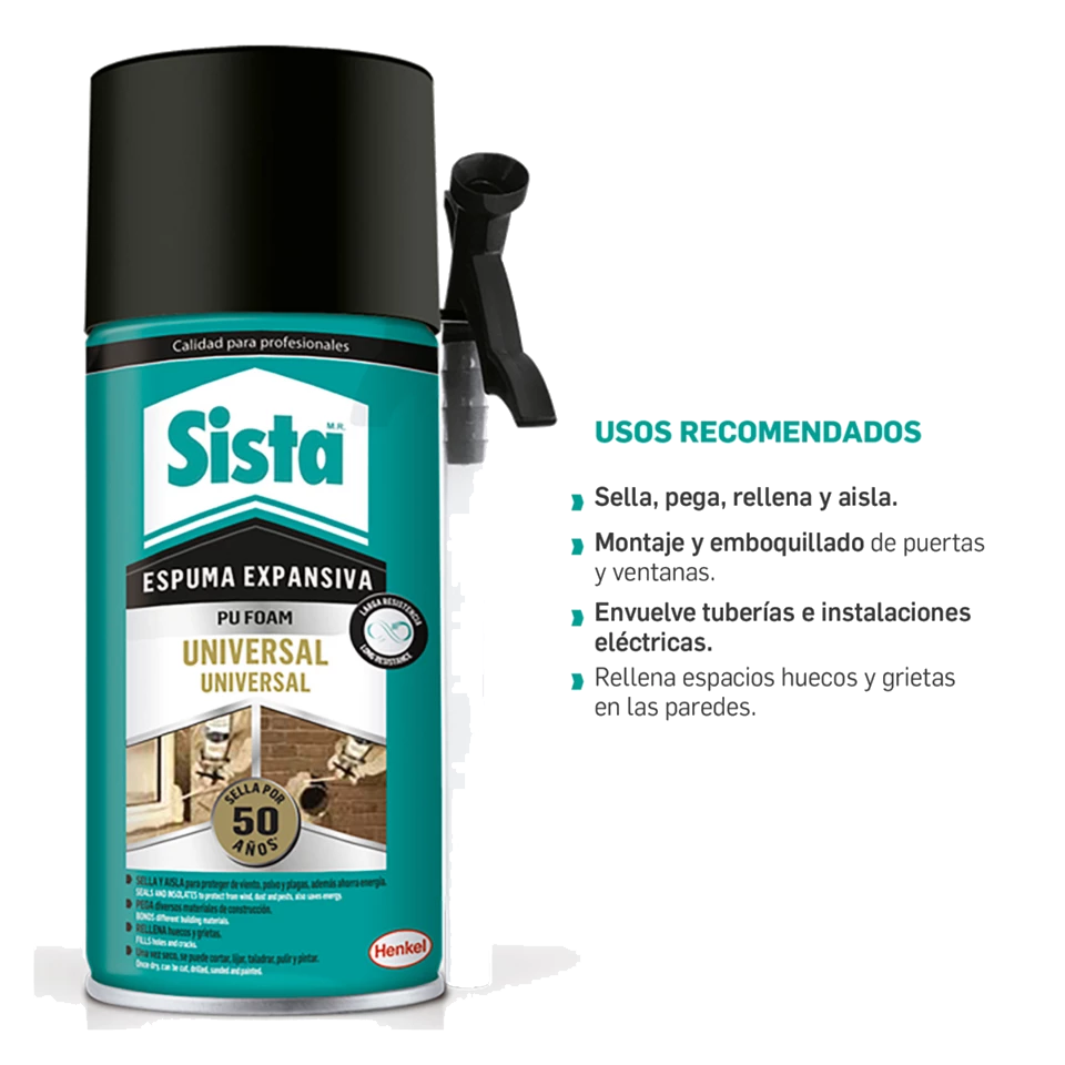 Sista Espuma Expansiva de Poliuretano 300ml