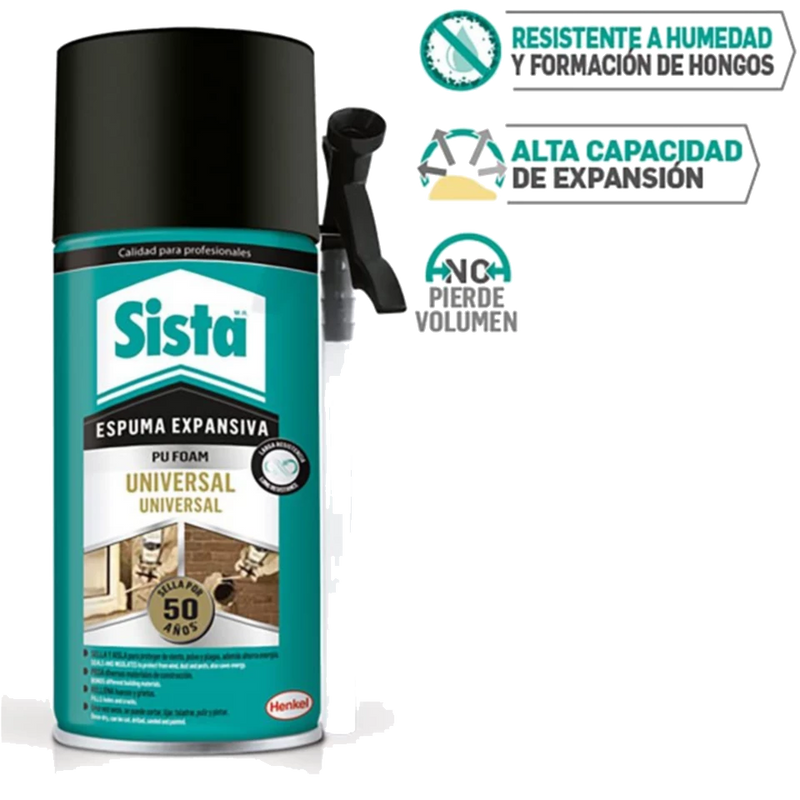 Sista Espuma Expansiva de Poliuretano 300ml