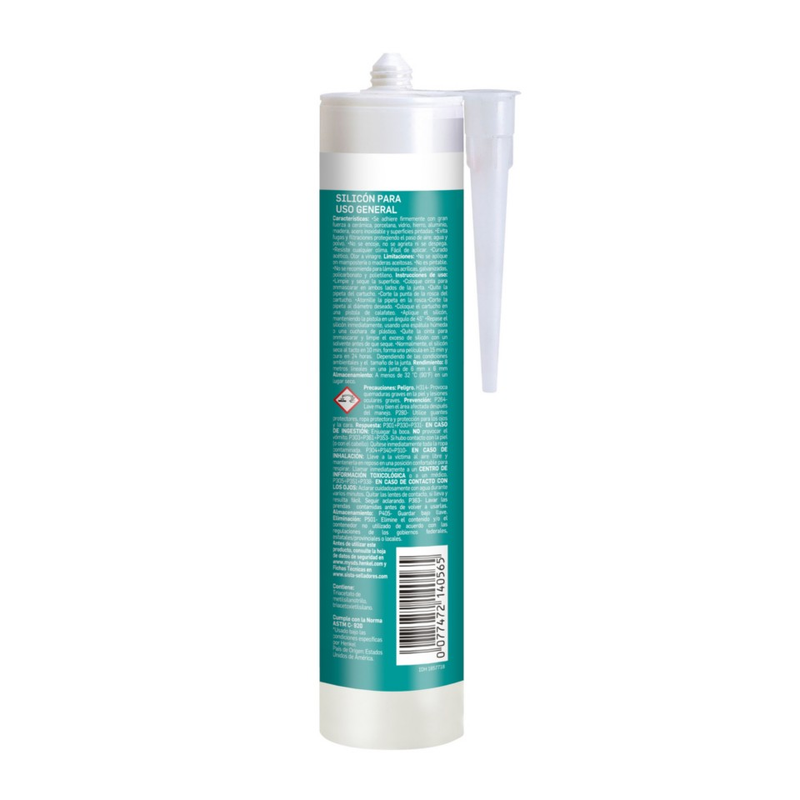 SISTA F109 sellador Uso General Cartucho 300ml (Transparente)