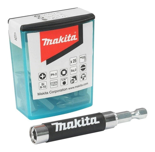 Juego de Guía Y Puntas Para Atornillar 25 Piezas Makita B48810