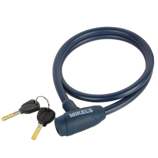Cable candado para Bicicleta 100 cm Azul