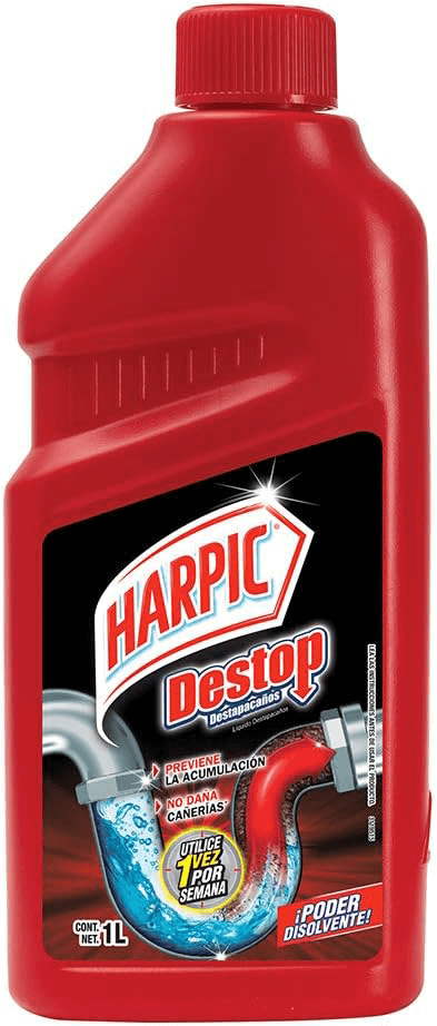 Harpic Destop Destapacaños Líquido 1L