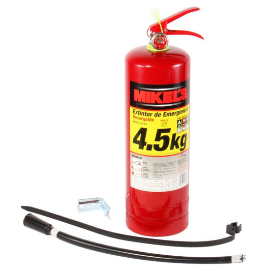 Extintor de emergencia recargable 4.5 kg