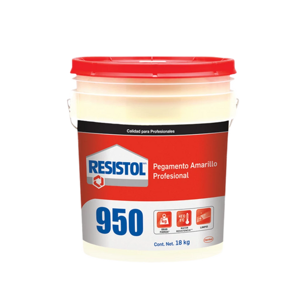 Resistol 950 Pegamento Amarillo Carpintero Profesional