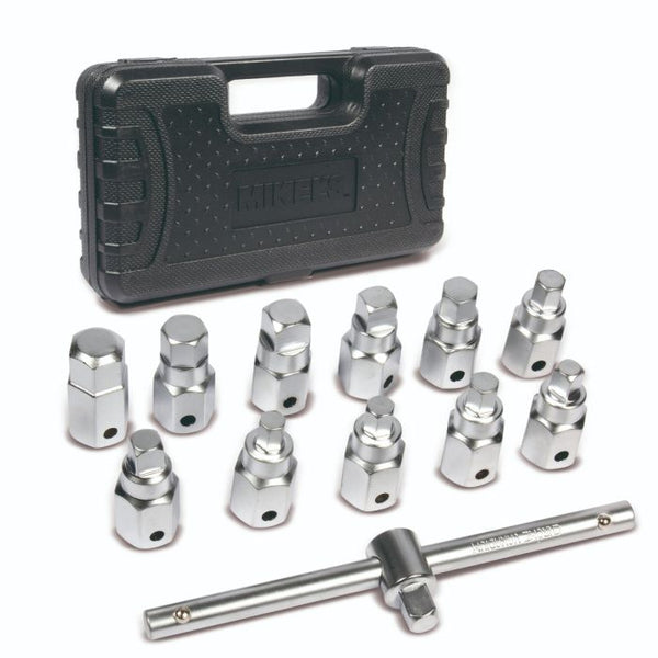 Kit juego de dados y llaves 3/8" para tapón de carter